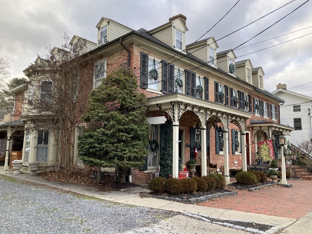 Mullica Hill historic brick building